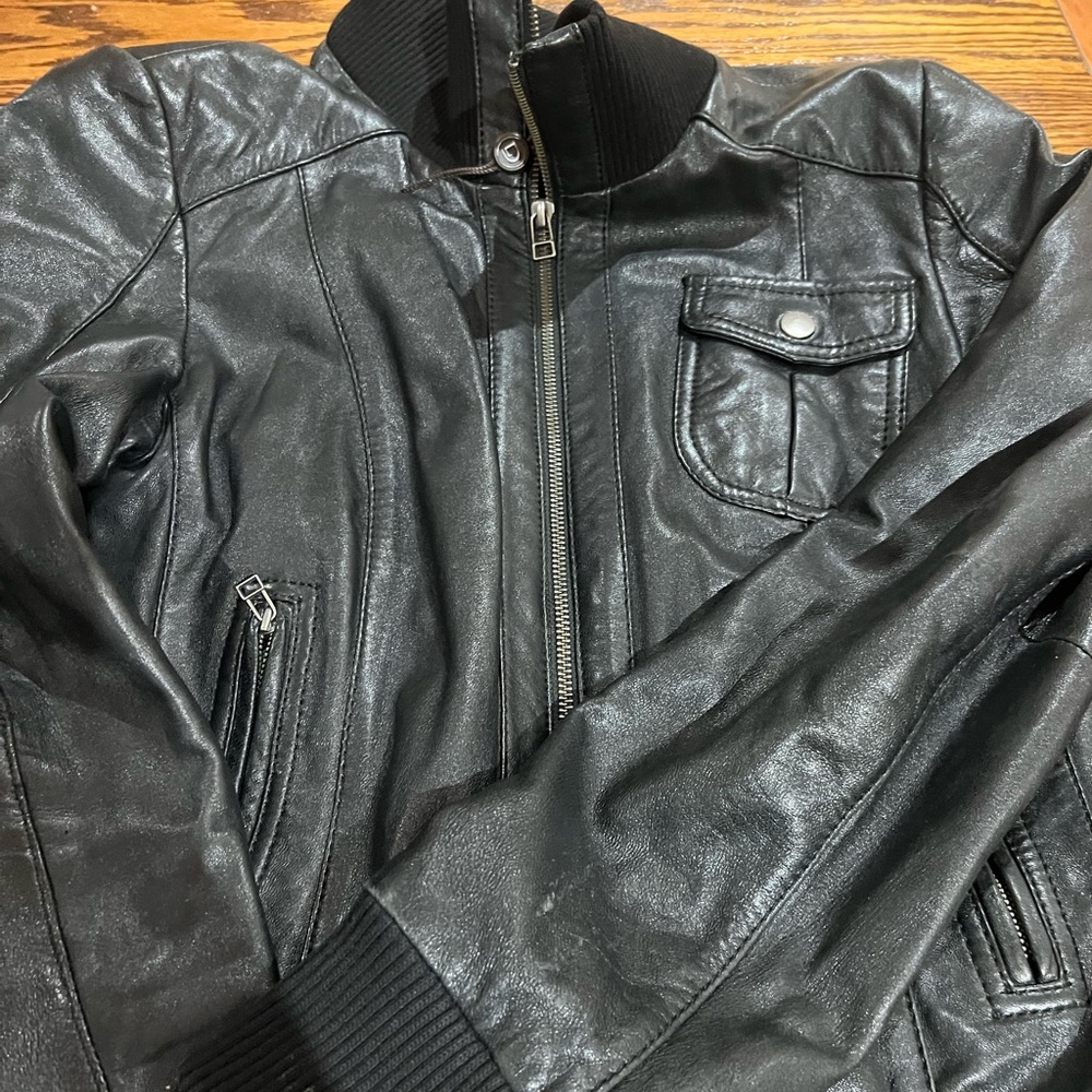 Leather jacket